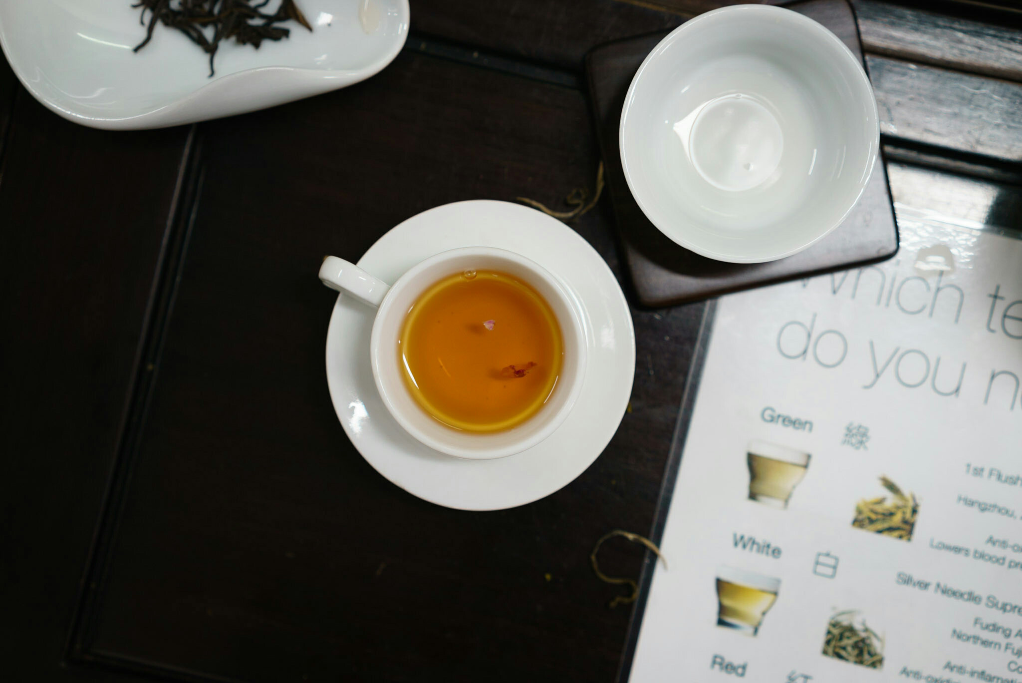 Tea tasting in Hong Kong
