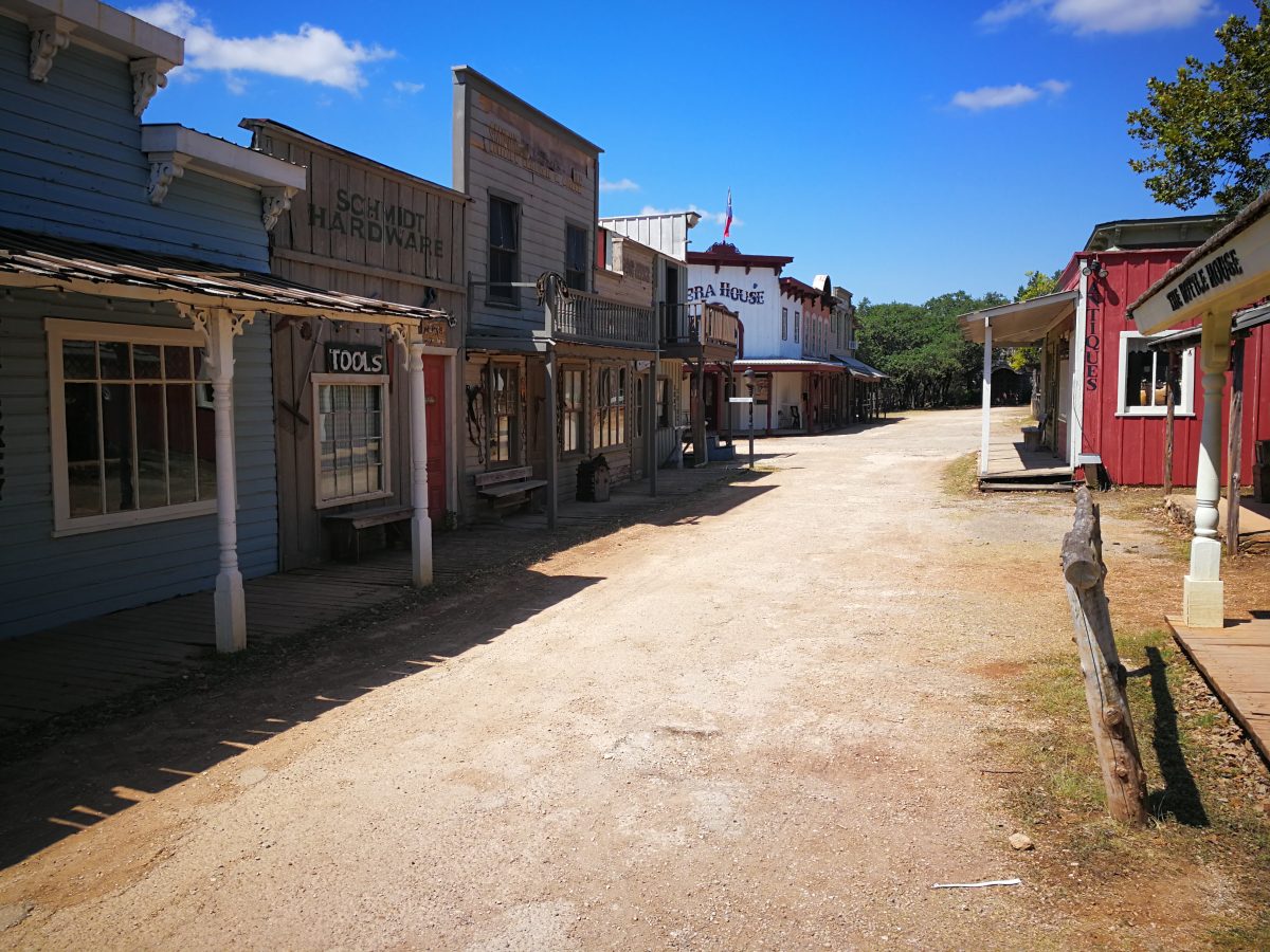 Pioneer town in Wimberley, Texas