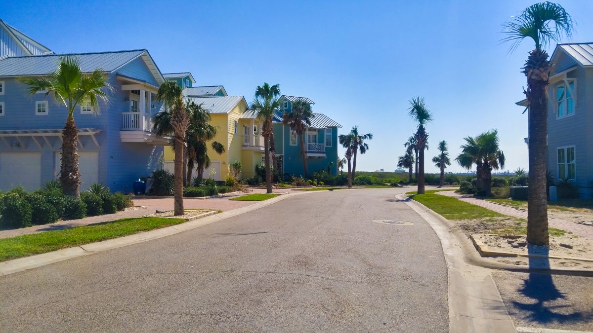 Cinnamon Shore, Mustang Island au Texas