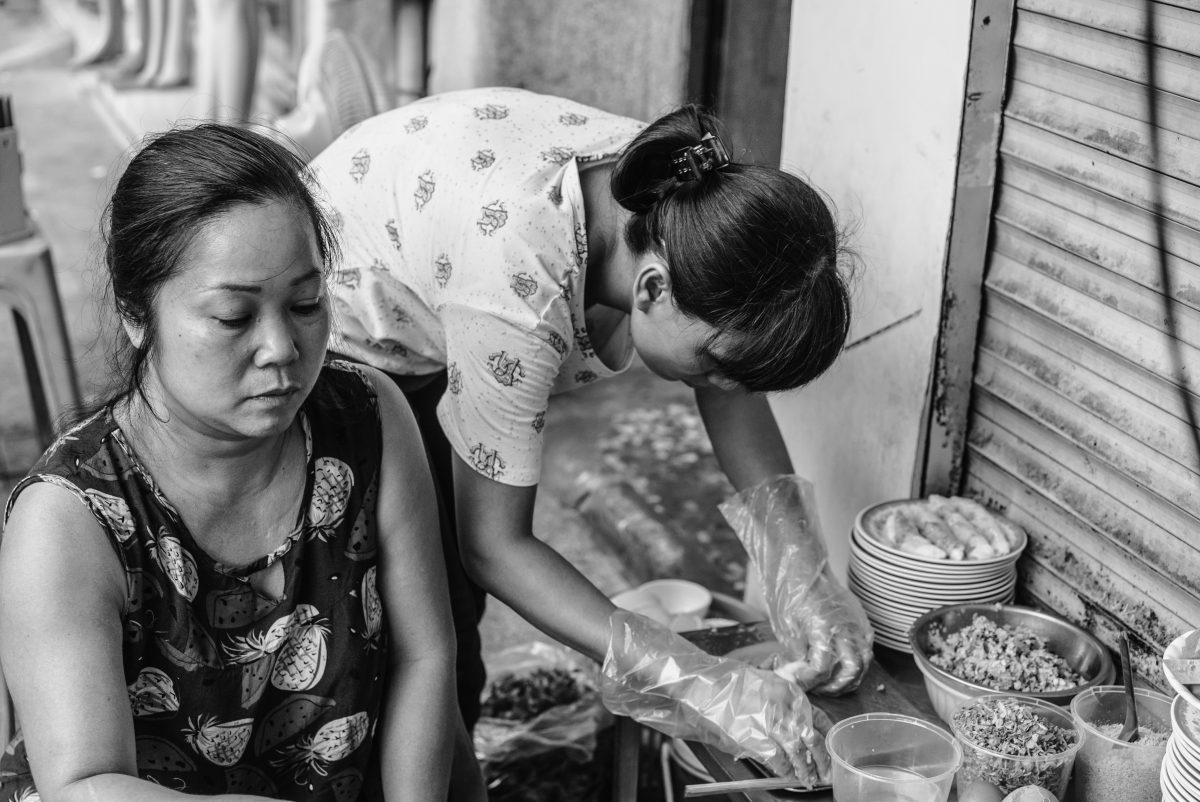 Street food in Hanoi, Vietnam