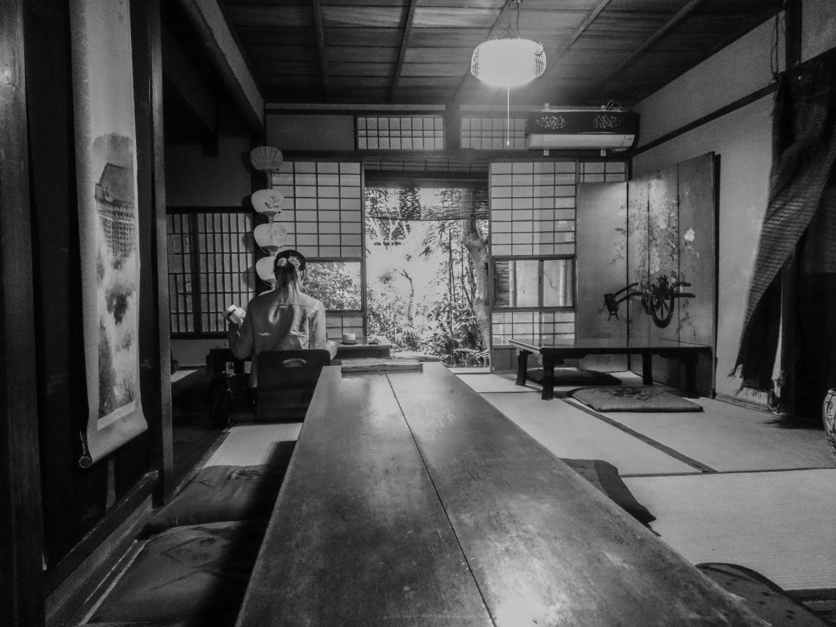 Tea house in Japan