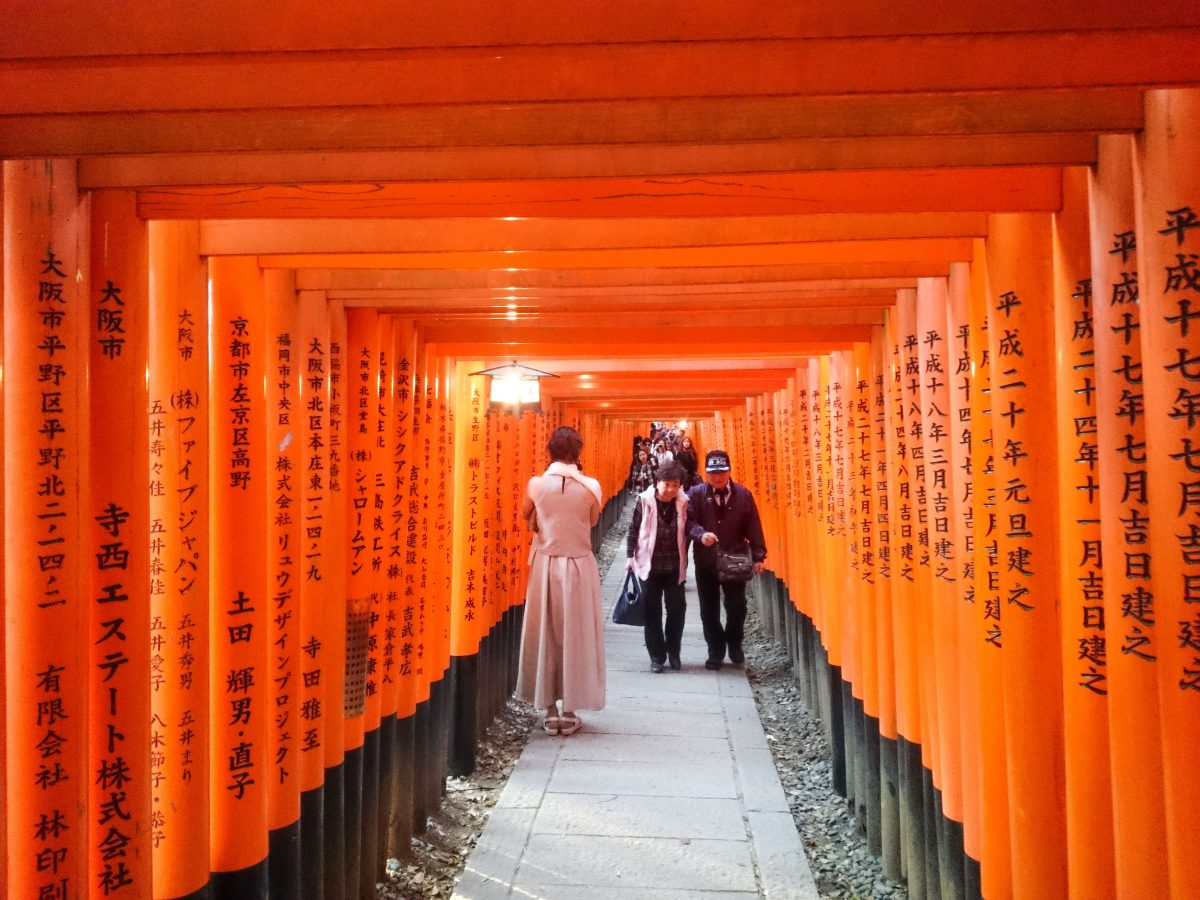 Fushimi Inari Shrine in Kyoto, Japan